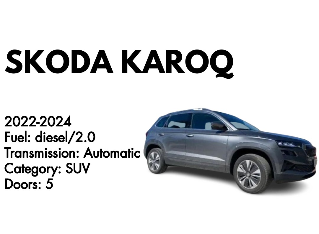 Skoda Karoq or similar